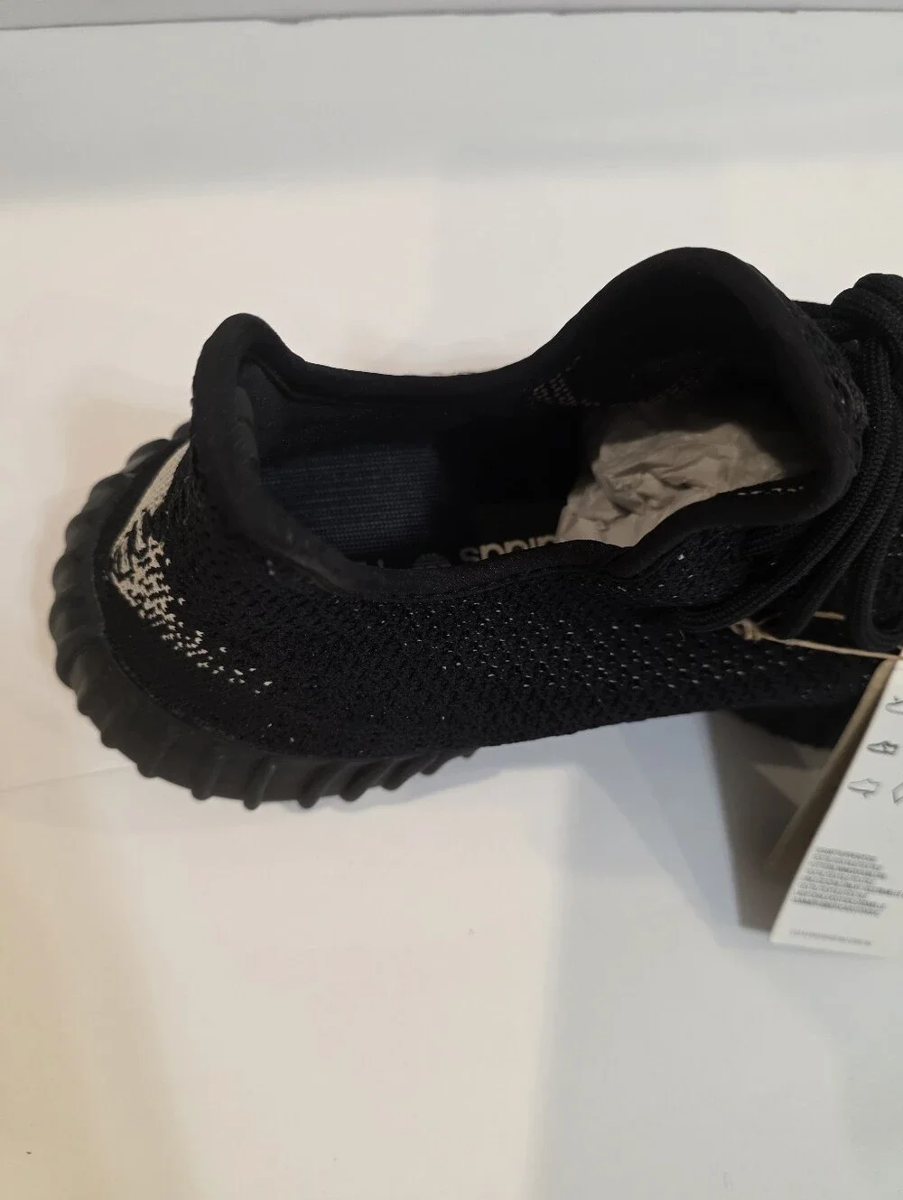 Adidas Yeezy Boost 350 V2 Core Black White Oreo New in Box Size 10
